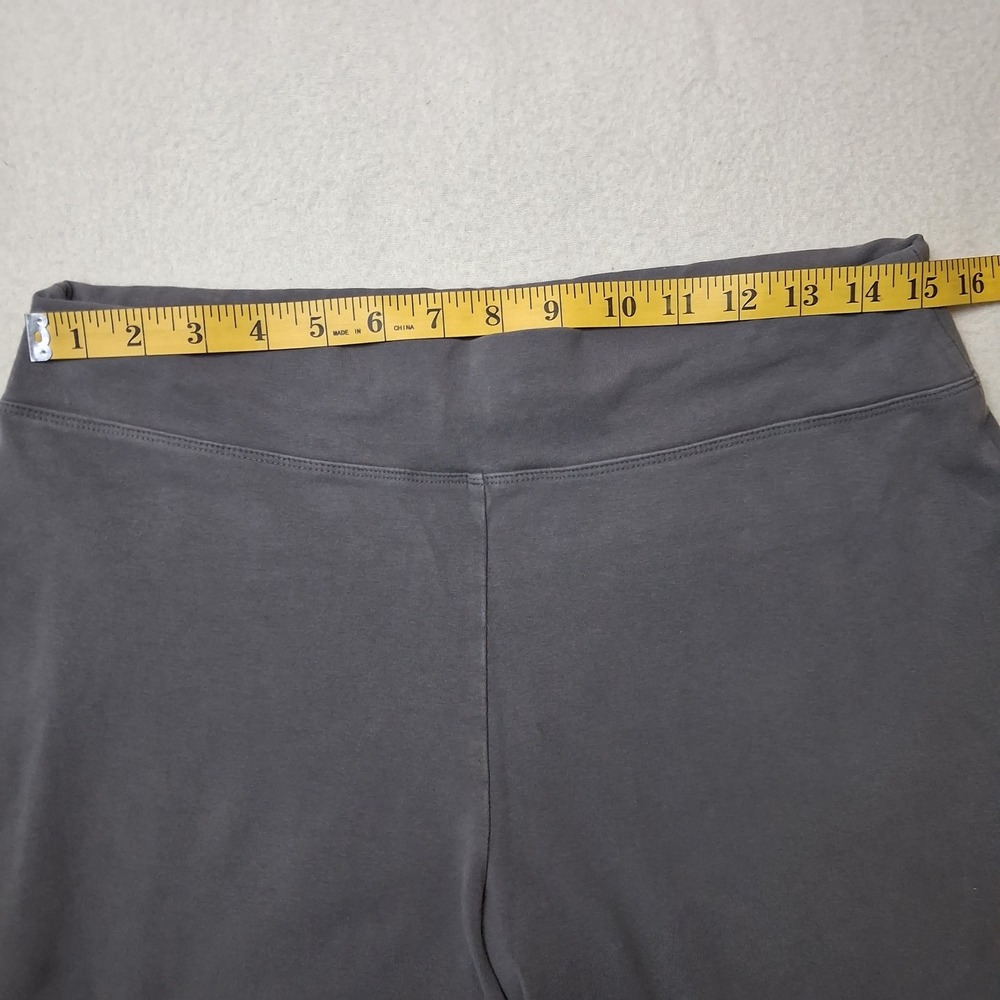 Duluth Trading Co Gray No-Yank Crop Cargo Pants Petal Hem Womens Medium M Gray - Picture 4 of 9